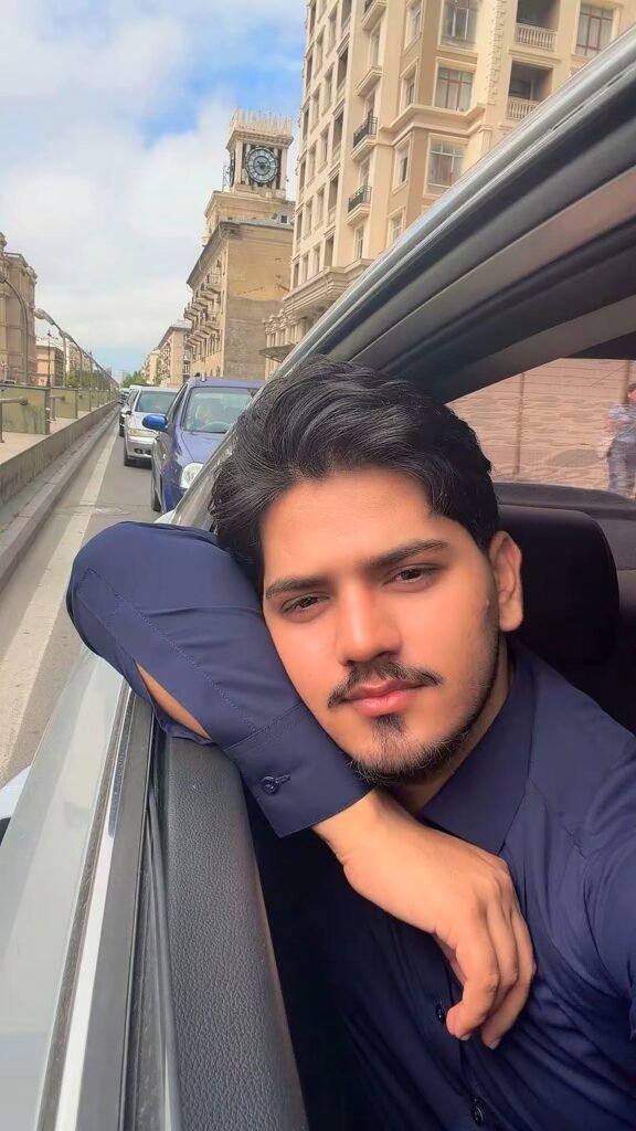 Saqib Jatoi on the way back to the airport in Azerbaijan