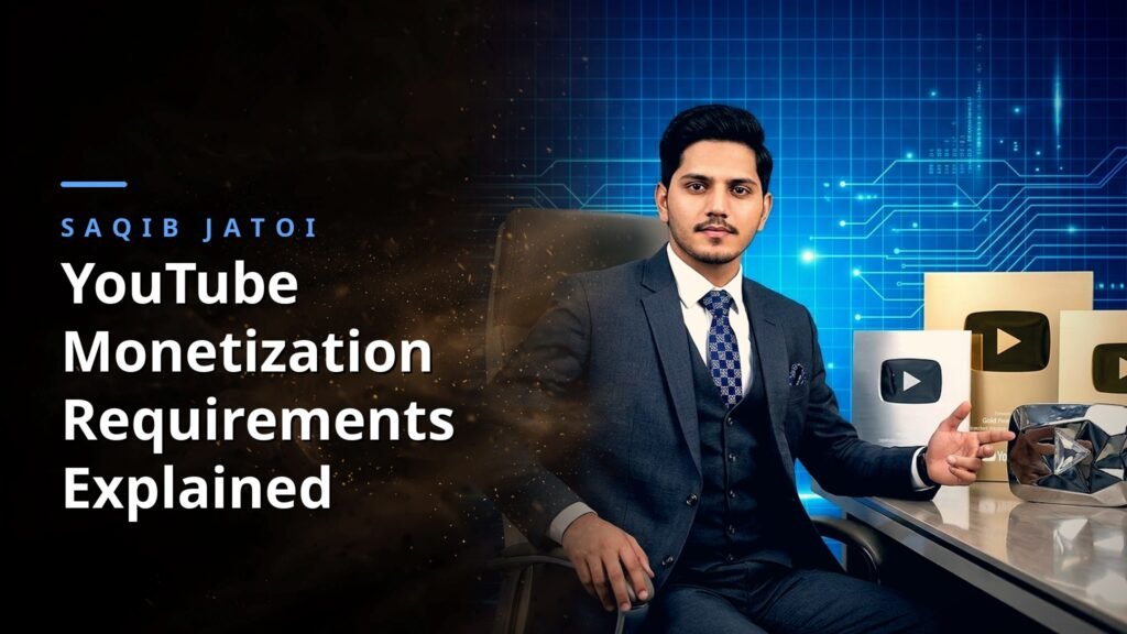 Saqib Jatoi - YouTube Monetization Requirements Explained